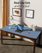YSAGi Leather Desk Protector, Office Mat, Large Mouse Mat, Non-Slip PU Leather - Image 3