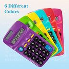 12 Pack Pocket Calculator Bulk: 8 Digit Hand Held Basic Calculator Small Solar - Image 3