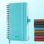 IN-LUXPRO Planner 2026 Daily Weekly and Monthly, 6.5"x3.75", 12 Months Spiral by IN-LUXPRO