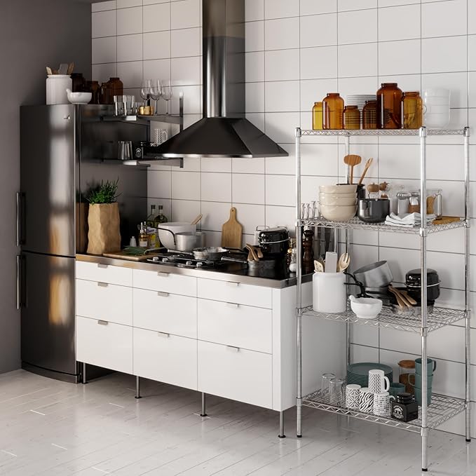 Regal Altair 21" Deep x 30" Wide x 64" Height Wire Shelving Kit | 4-Tier | NSF - Image 2