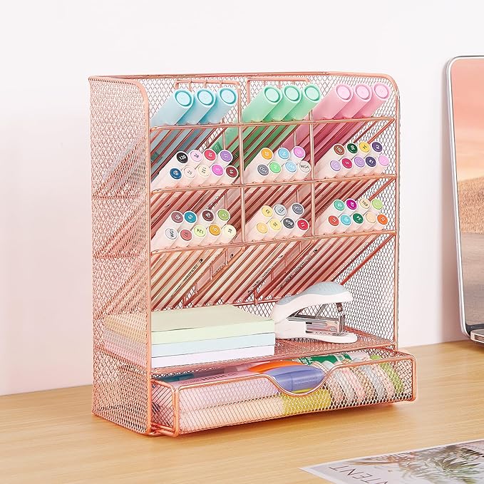 Spacrea Pen Holder Desk Organizer - Image 4