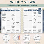bloom daily planners 2026 Hardcover Calendar Year Goal & Vision Planner - Image 3