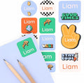 Large Name Labels for Kids by Teddylabels