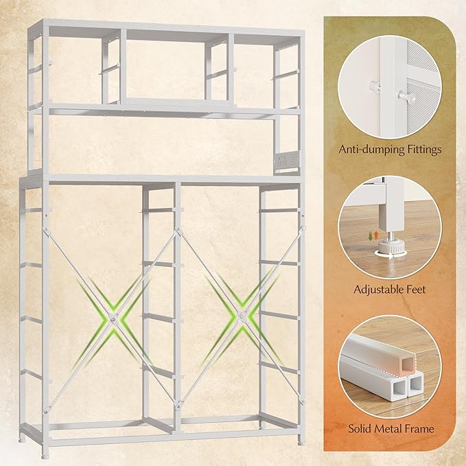 EnHomee 62.8" H Dresser for Bedroom - Image 7