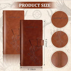Eaasty 2 Pcs Leather Hunting Log Book Elk Hunting Journal Notebook - Image 3
