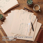 Glenmal 100 Pack Personnel Record Jacket Flat Expansion Employee Record File - Image 5