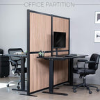 VIVO Modular Wall System, 2 PET Panels, Modern Professional Office Cubicle - Image 4