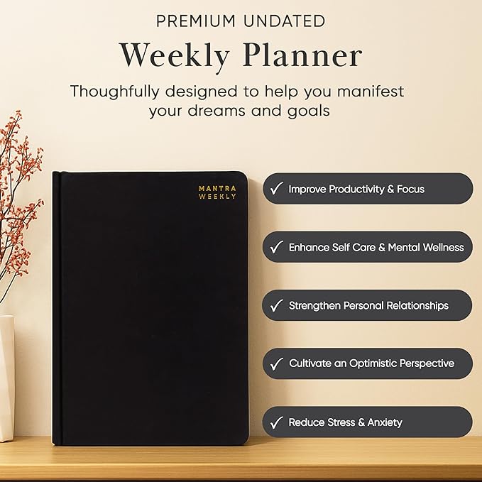 Mantra Planner 2026 Planner, Daily Journal & Gratitude Journal All-In-One - Image 2