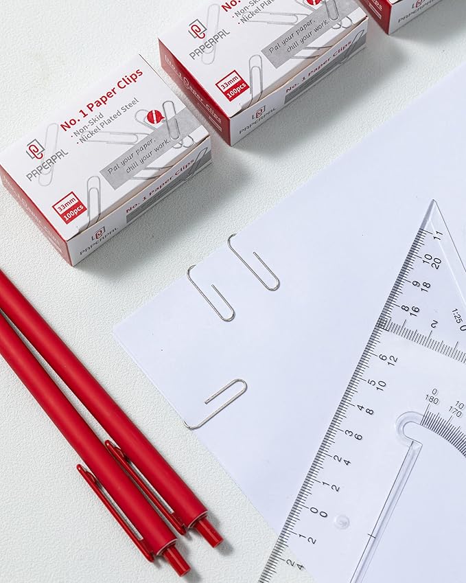 PAPERPAL Paperclips for Office School & Personal Use, #1 Nonskid Paper Clip - Image 6