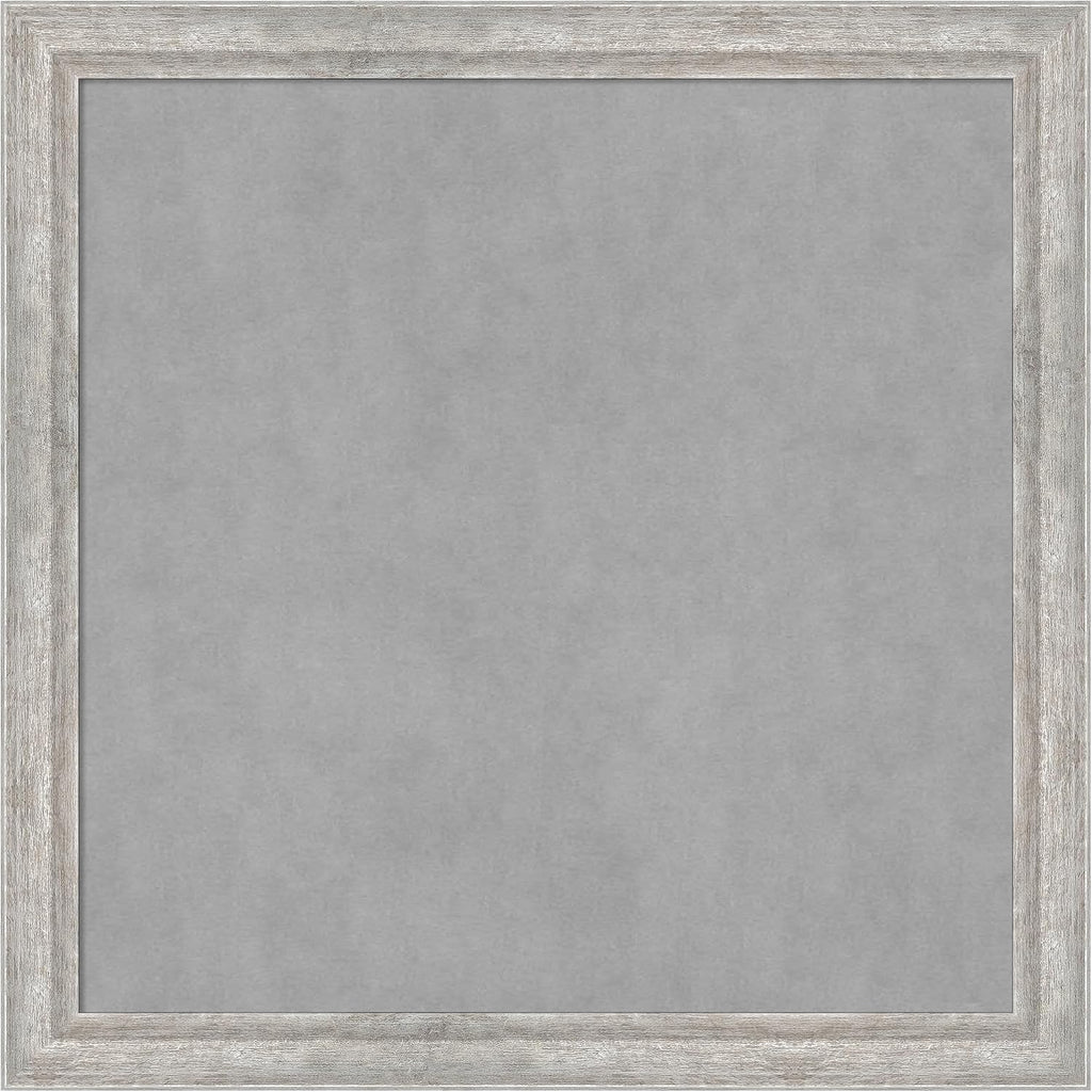 Amanti Art Silver Framed Magnetic Board 27x27 Medium Vision Board