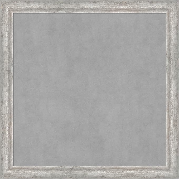 Amanti Art Silver Framed Magnetic Board 27x27 Medium Vision Board by AmantiArt