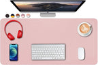 SUJAYU Dual Sided PU Leather Desk Pad, Mouse Pad, Office Desk Mat, Non-Slip by SUJAYU