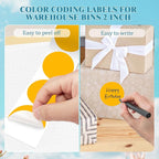 2 Inch Round Color Coding Labels - Image 4