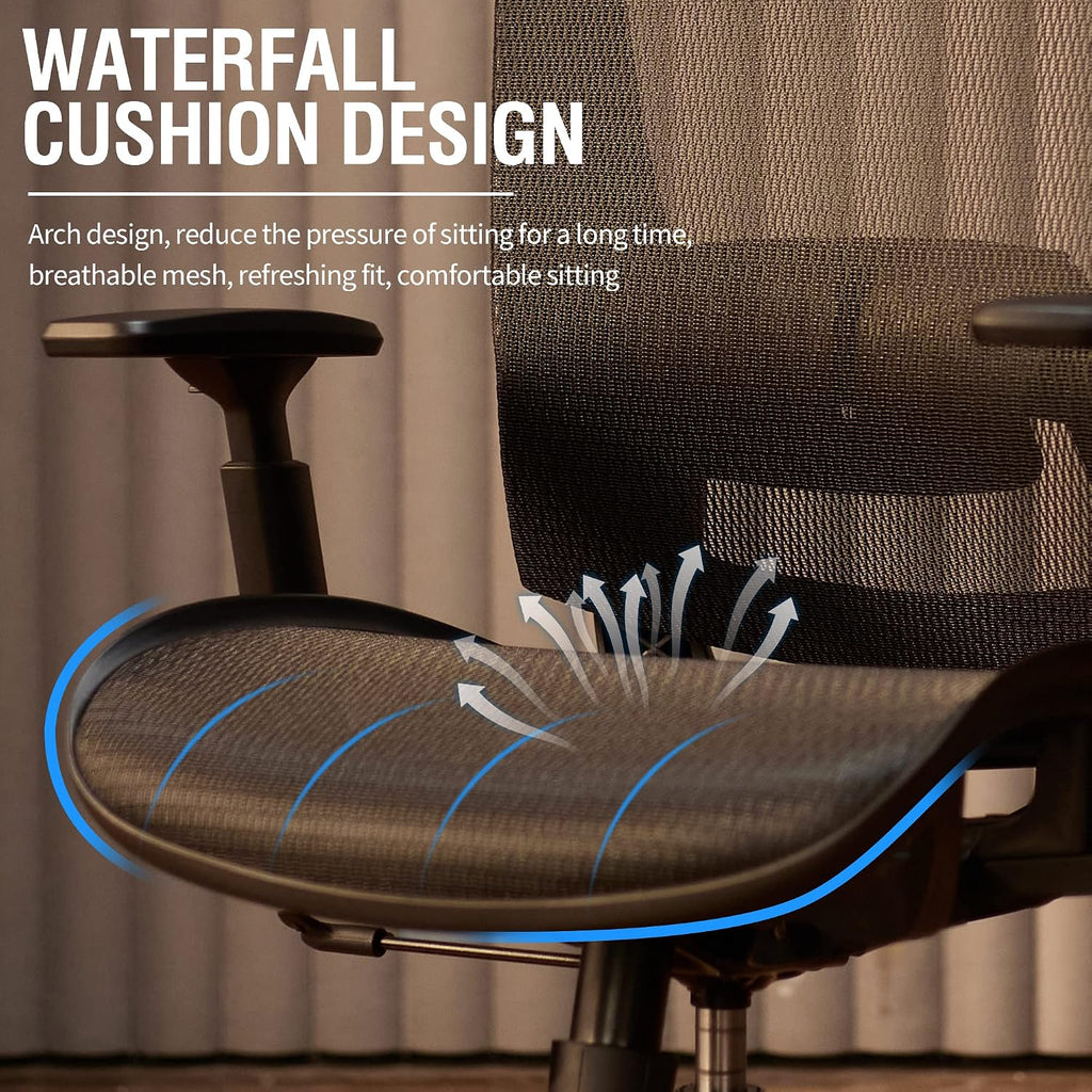 elabest ergonomic mesh office chair,comfy computer desk chair, view 9