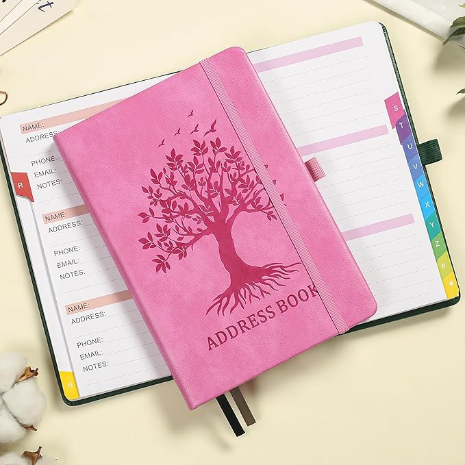 Address Book with Colorful Alphabetical Tabs - Image 2