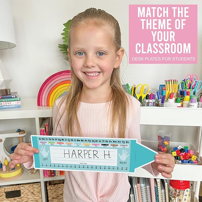Desk Name Tags for Classroom – 36 Student Name Plates for Classroom Kindergarten - Image 5