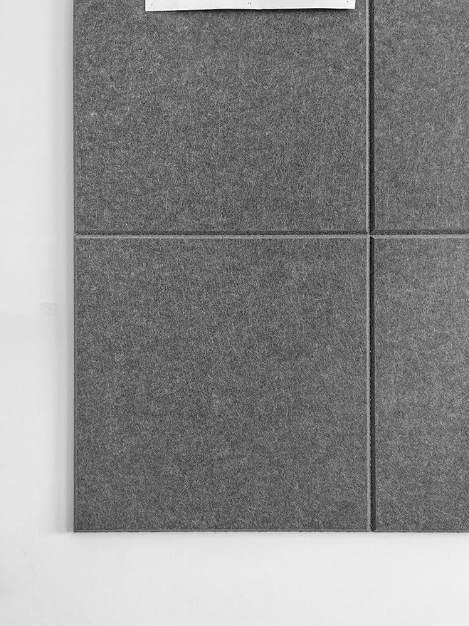 DECORITA Felt Wall Tiles | Large Cork Board Alternative | Aesthetic Felt - Image 5