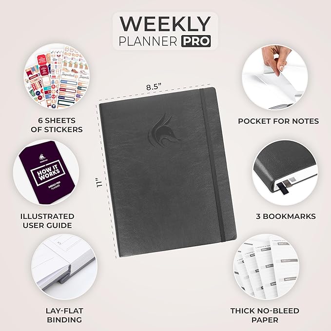 Clever Fox Planner PRO – Weekly & Monthly Life Planner to Increase Productivity - Image 2