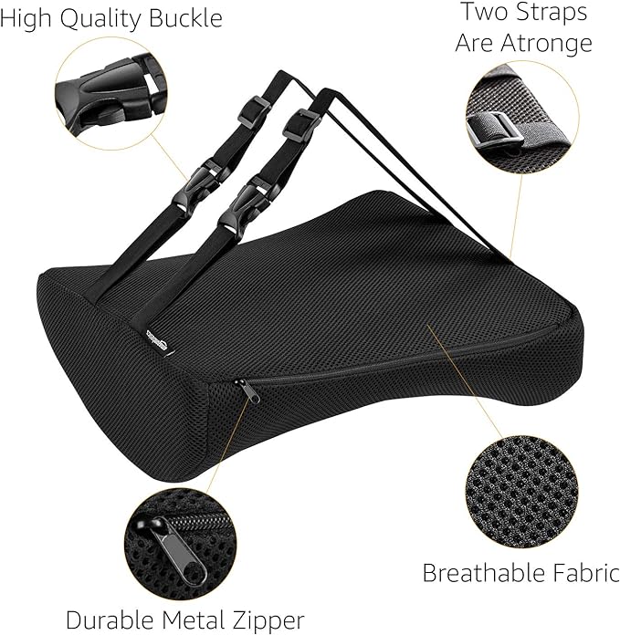 Amazon Basics Comfortable Seat Cushion & Lumbar Support - Image 3