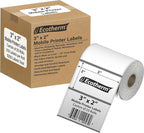 3" x 2" Mobile Printer Labels | 25 Rolls | 5250 Labels | fits Zebra ZQ630 by EcothermProducts
