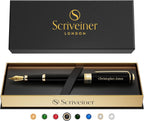 Scriveiner Personalized Black Fountain Pen