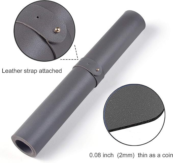 SUJAYU Dual Sided PU Leather Desk Pad, Mouse Pad, Office Desk Mat, Non-Slip - Image 3