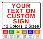 Custom Signs Outdoor Metal for Home Office Business, Personalized, Man Cave - Image 2