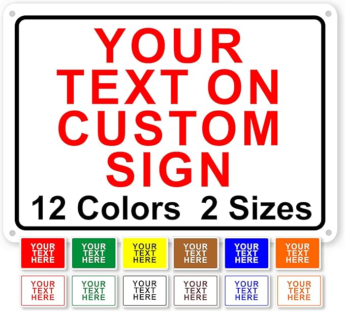 Custom Signs Outdoor Metal for Home Office Business, Personalized, Man Cave - Image 2