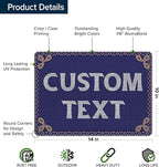 Custom Sign, Custom Street Sign, 11 Font Colors, 13 Font Styles, 4 Hole Options - Image 6