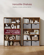 VASAGLE Set of 2 Bookshelves, 30 Inches Wide, 5-Tier Open Bookcases - Image 5