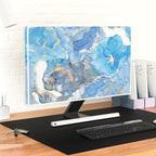 Baocicco Baby Blue Gold Marble Waterproof Screen TV Cover 40, 42，43 Inch Modern - Image 6