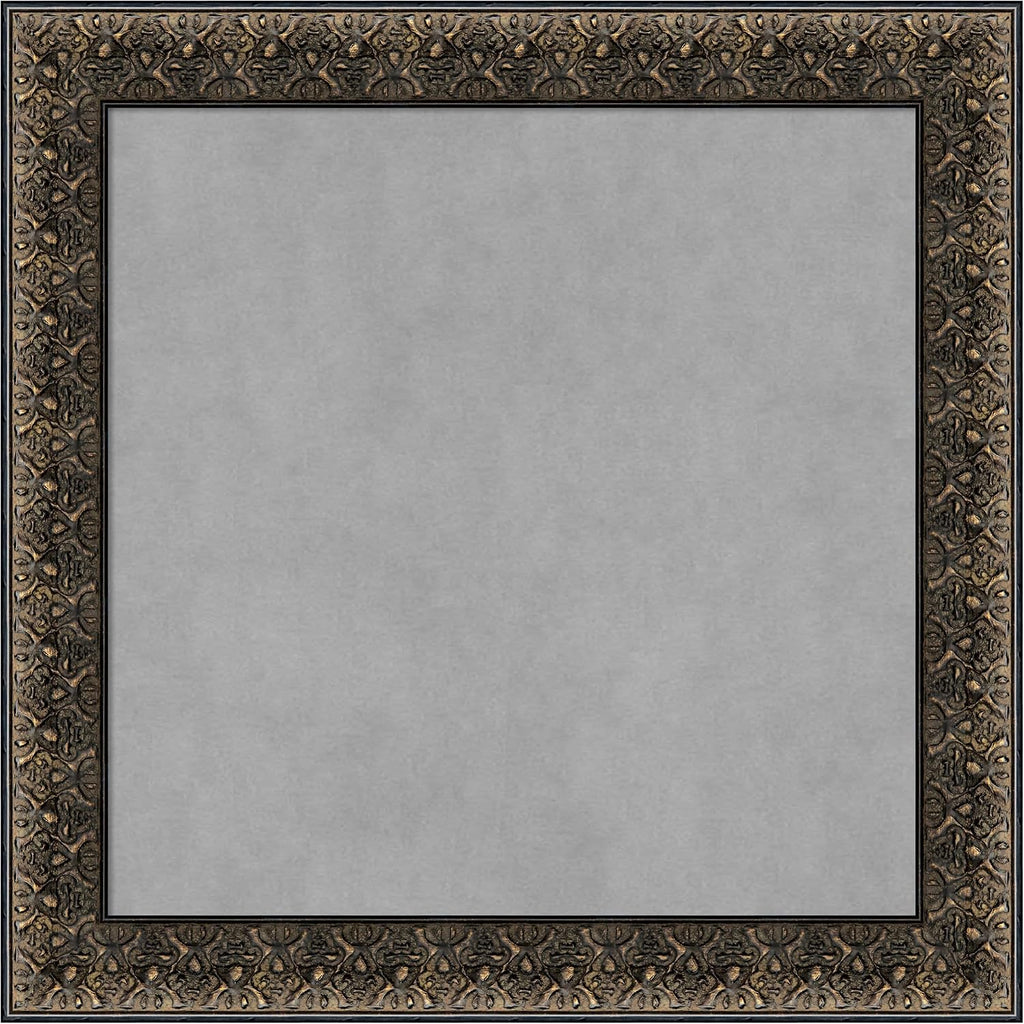 Amanti Art Black Framed Magnetic Board 25x25 Medium Vision Board