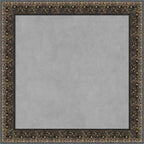 Amanti Art Black Framed Magnetic Board 25x25 Medium Vision Board by AmantiArt