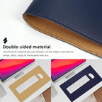 AFIING Dual-Sided Desk Pad, Natural Cork & PU Leather, Desk Mat Protector - Image 3