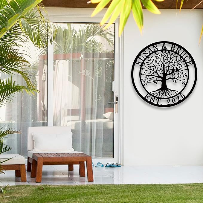 Personalized Tree of Life Metal Sign, Custom Metal Signs, Tree of Life - Image 6
