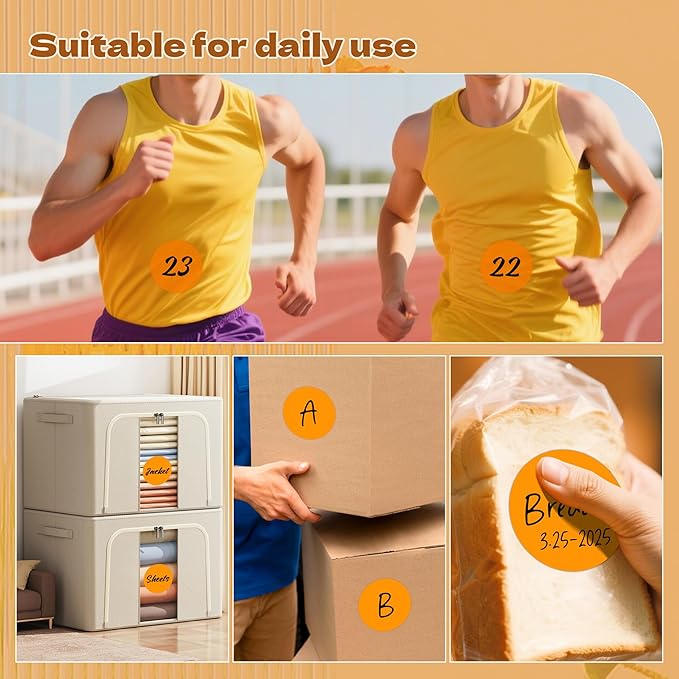 3 Inch Round Color Coding Labels - Image 7