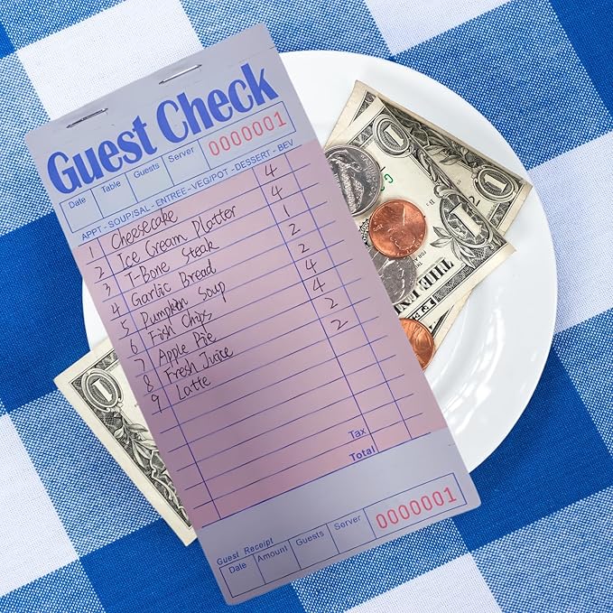 Guest Check Books 10 Pack, Guest Checks - Image 6
