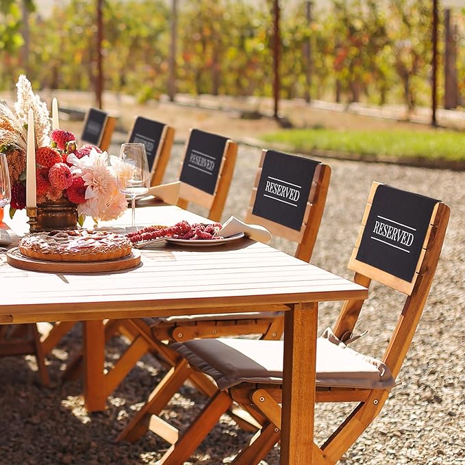 Buryeah 12 Pcs Reserved Seating Signs - Image 3