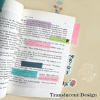 ELII 500 PCS Sticky Tabs 2 Inch Index Tabs, Page Markers File Tabs Self Adhesive - Image 6