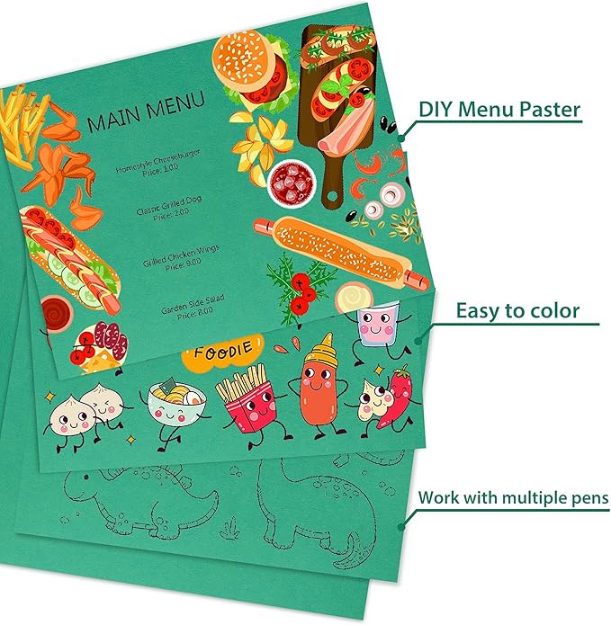 25 Sheets Christmas Green Cardstock - Image 5