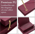 RitPin Desk Set，11-Piece Leather Desk Organizer Set, Executive Office - Image 5