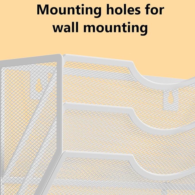 Kuntine.B Wall File Organizer Office Hanging Magazine Holder Wall File Organizer - Image 4