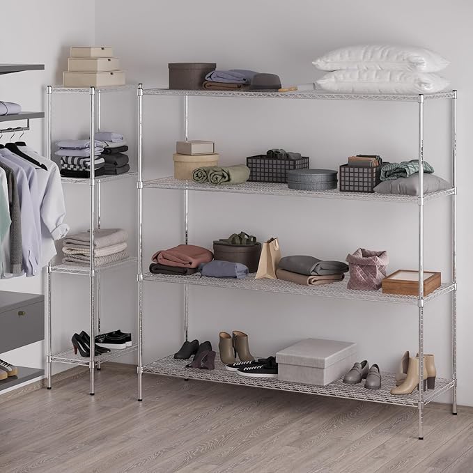 Regal Altair 24" Deep x 72" Wide x 74" Height Wire Shelving Kit | 4-Tier | NSF - Image 6