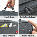 JOINPRO Pencil Case, Large Capacity Pencil Case Organizer; Double Zipper - Image 3
