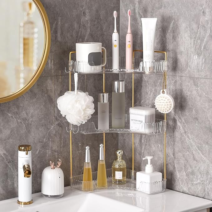 Trdongxu 3-Tier Corner Bathroom Organizer Countertop - Image 6