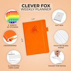 Clever Fox Planner – Undated Weekly & Monthly Planner - Image 2