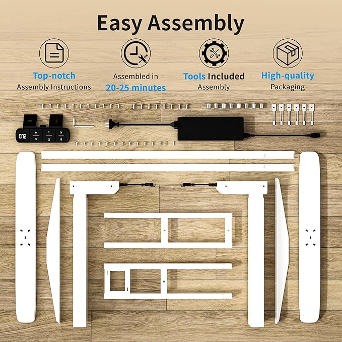 BIZUM Dual Motor Electric Standing Desk Frame - Image 8