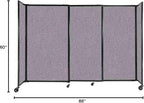Versare Straightwall Sliding Portable Wall Partition | Freestanding Office - Image 7