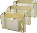 MINDEPOT Wall File Organizer, Hanging Wall Mounted File Folder Binder Holder by MINDEPOT