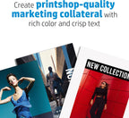 hp professional business paper, glossy, 11x17 in, 48 showing dimensions